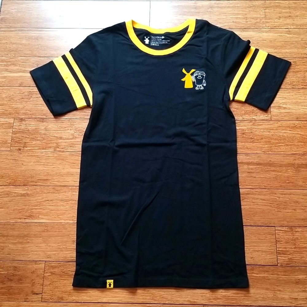 New Dutch bros Black and Yellow Tshirt